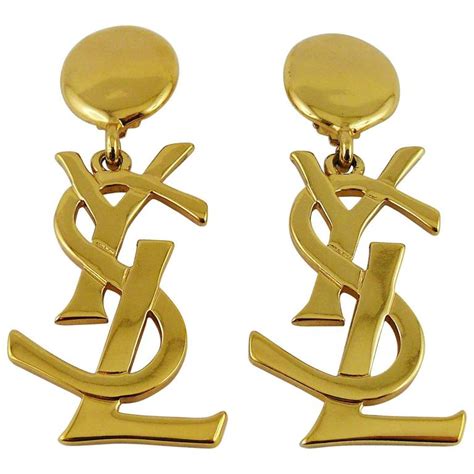 oorbellen ysl|ysl square earrings.